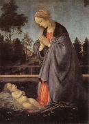 Filippino Lippi adoration of the child Germany oil painting artist